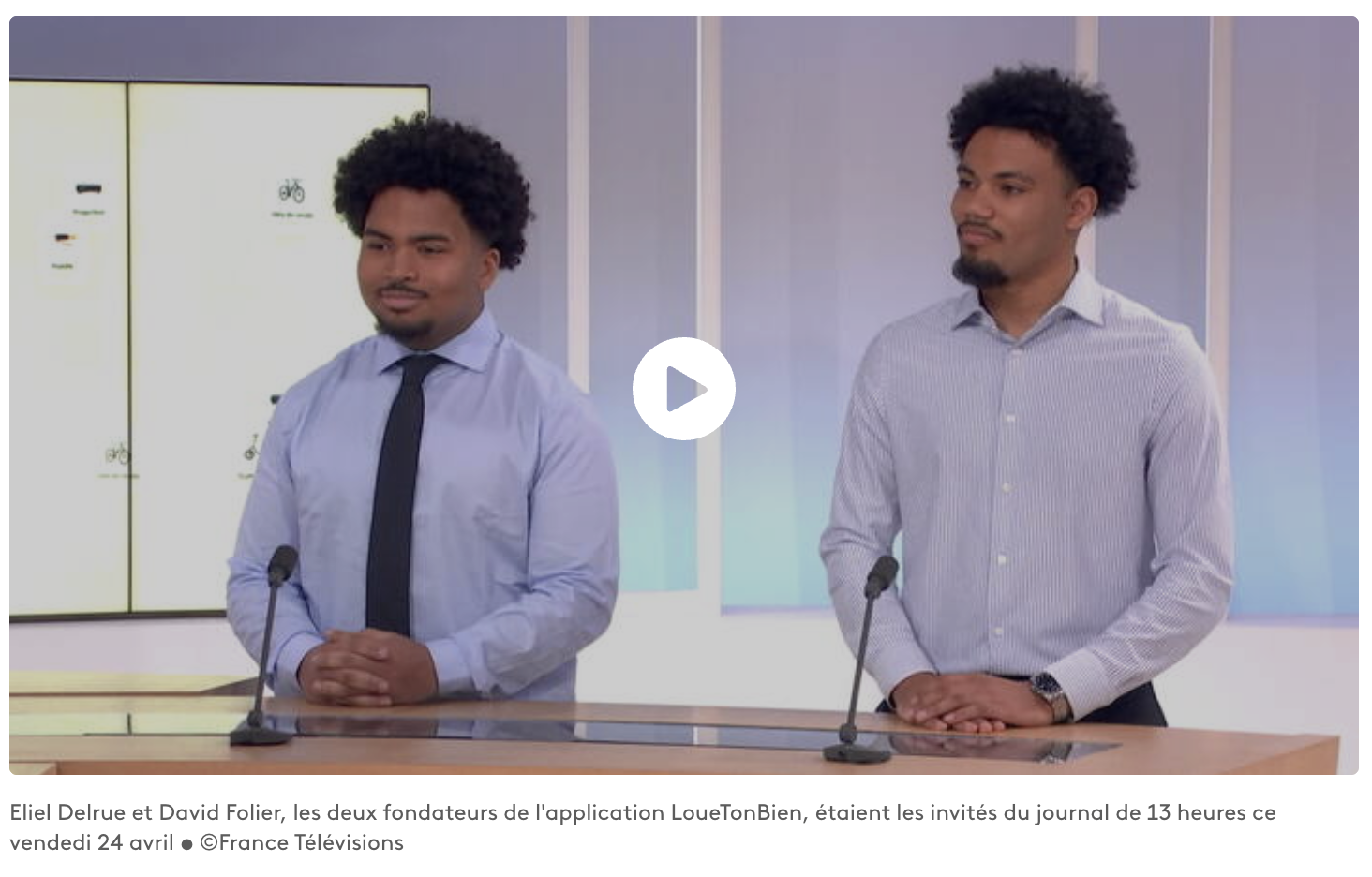 Passage sur France 3