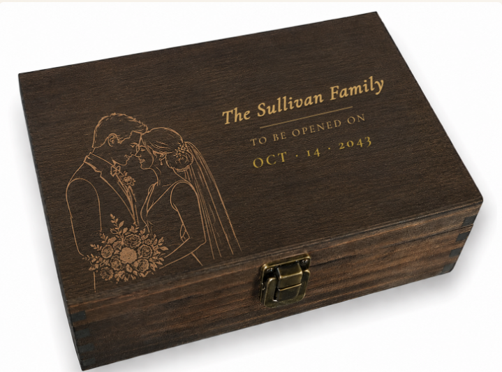 For Future Us time capsule box
