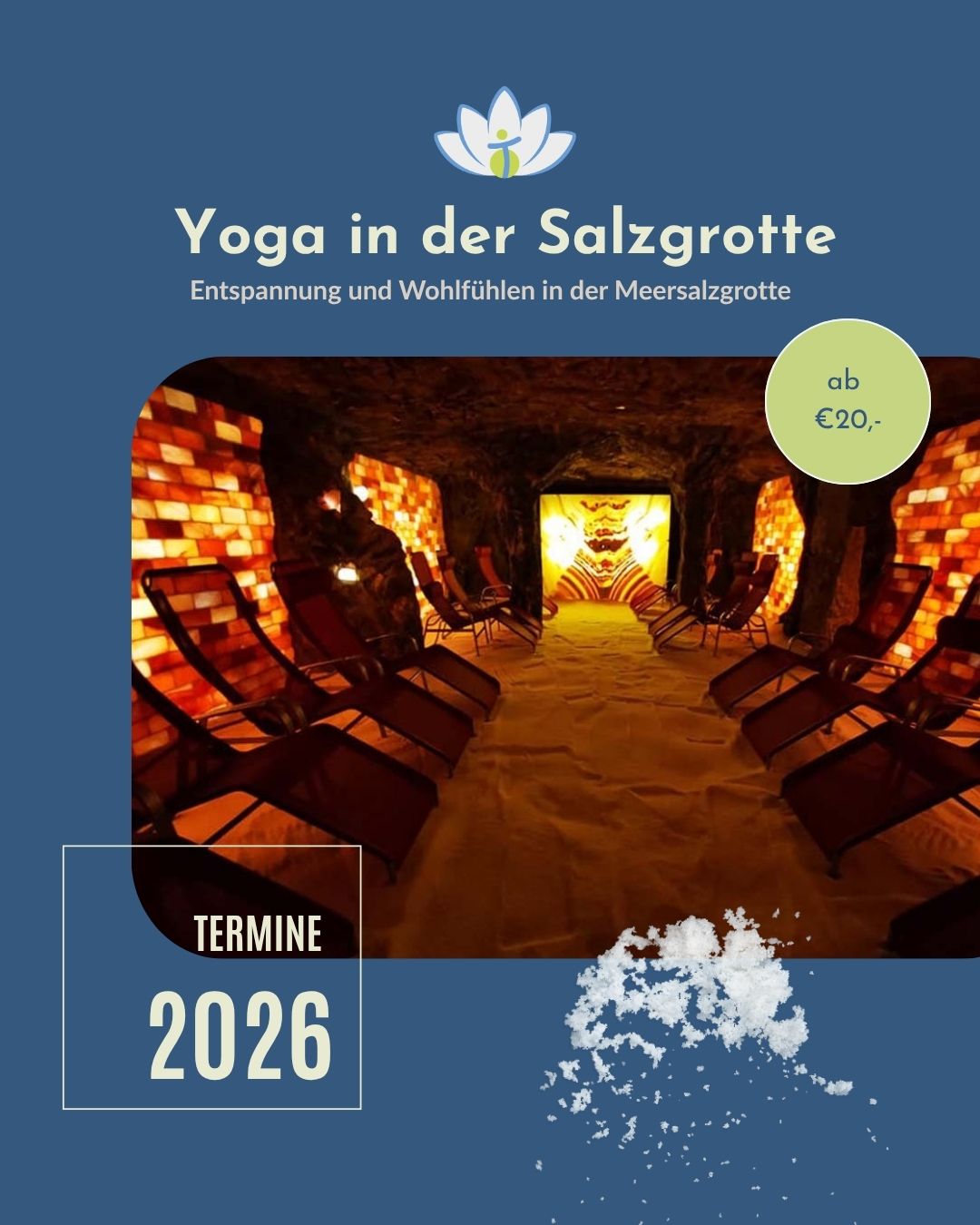 Meersalzgrotte Torsten Acht Yoga Event Bilder für Übersicht