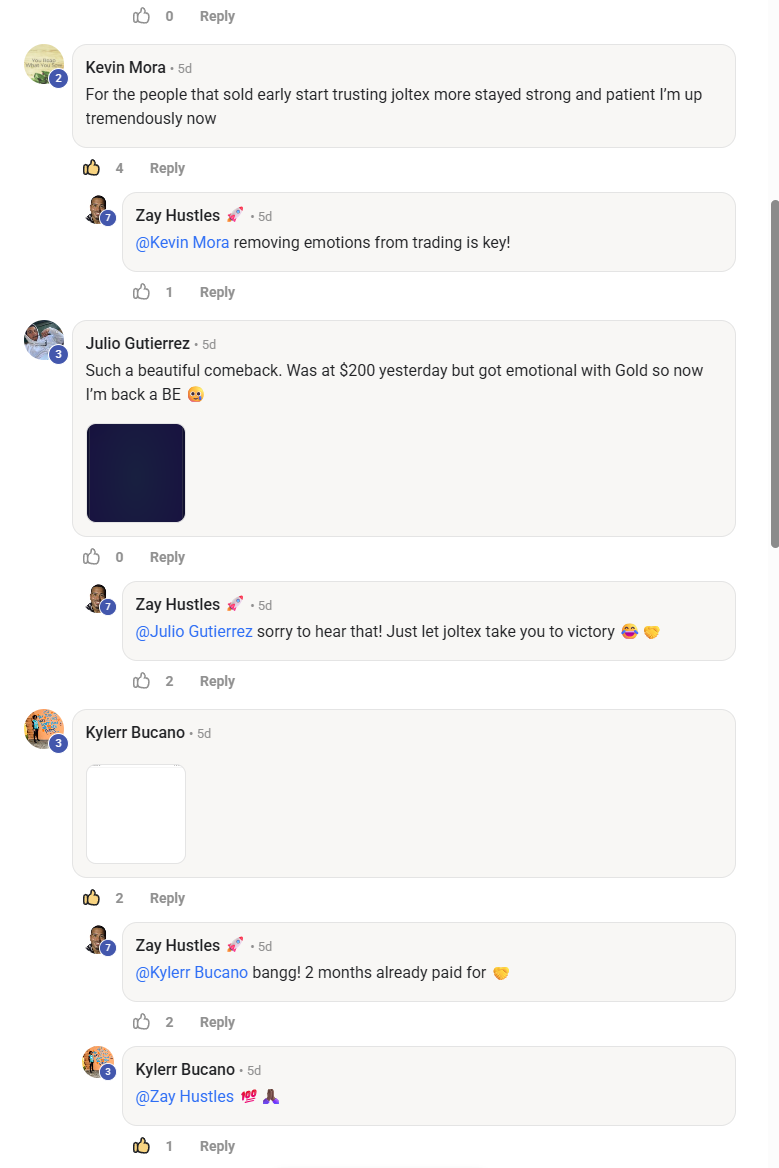 Kevin Mora trusting Joltex — Kylerr 2 months paid