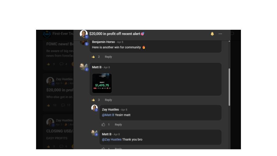 Matt B $1,495 profit