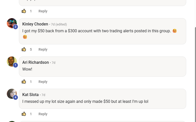 Kinley Choden $50 from $300 account — Kat Slota $50