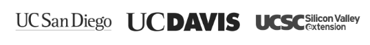 UC San Diego, UC Davis, UC Santa Cruz Silicon Valley Extension