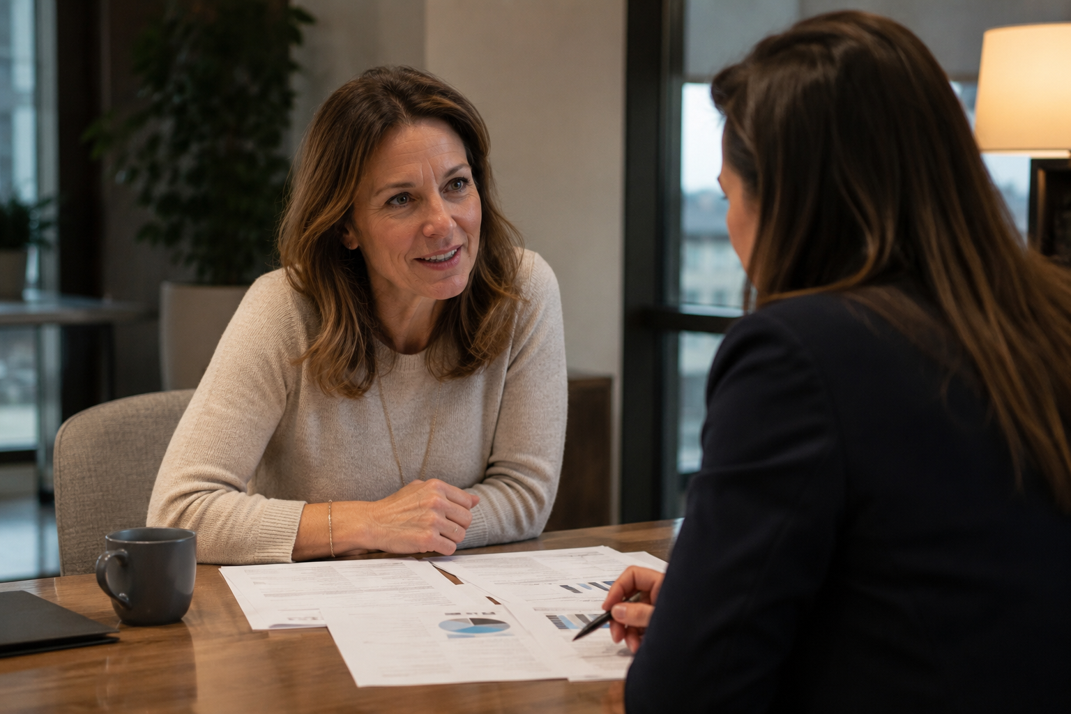 family reviewing estate planning documents with financial advisor to avoid costly mistakes