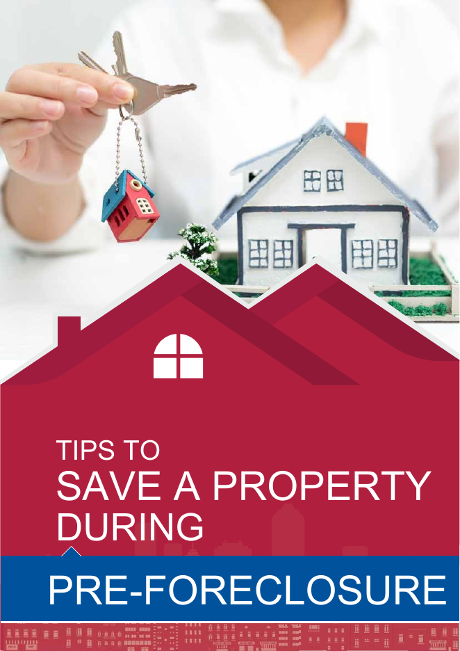 Cover of the guide Tips to Save a Property During Pre-Foreclosure