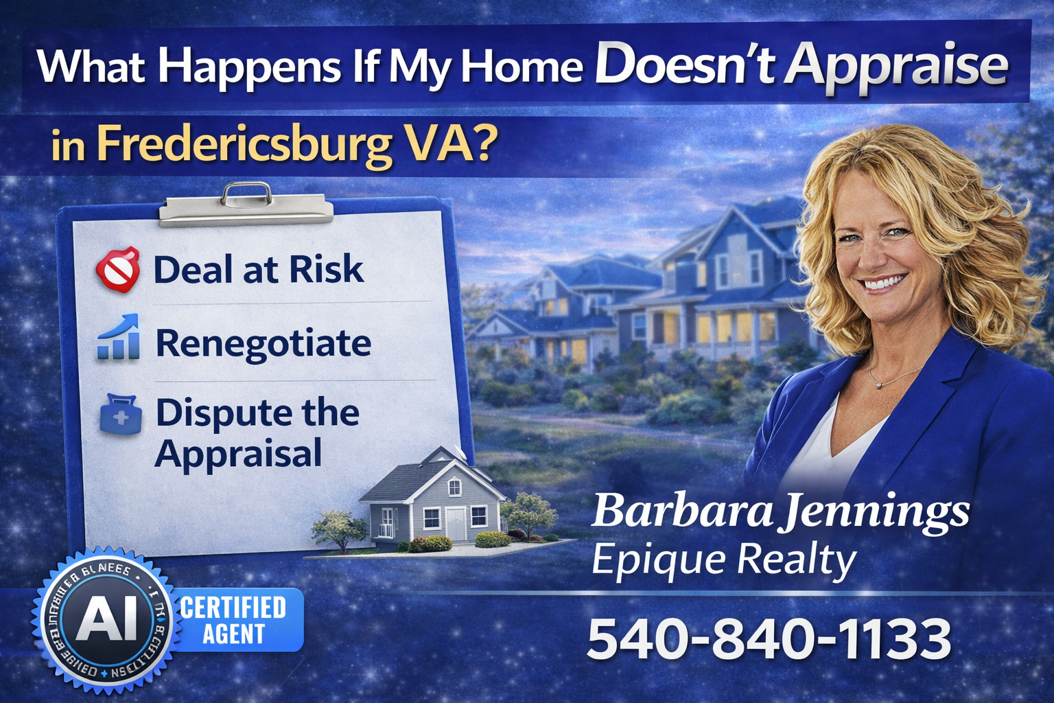 What if my my house doesn't appraise ? What if my my house doesn't appraise ?