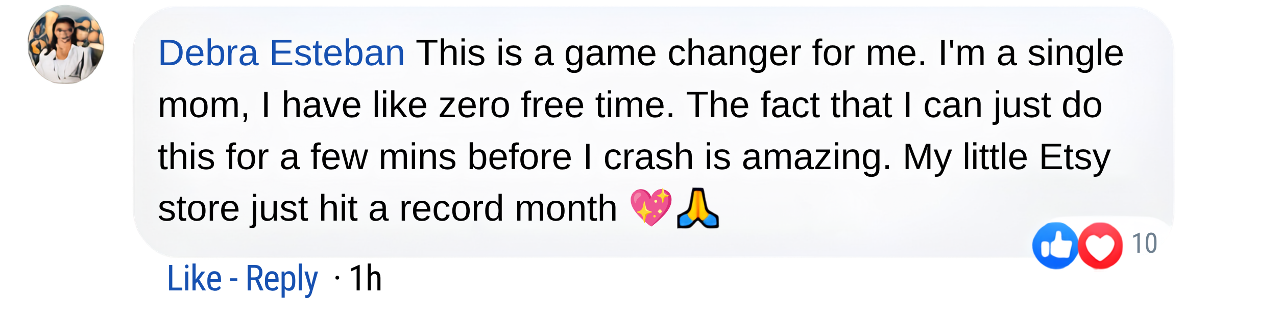 Real message 1