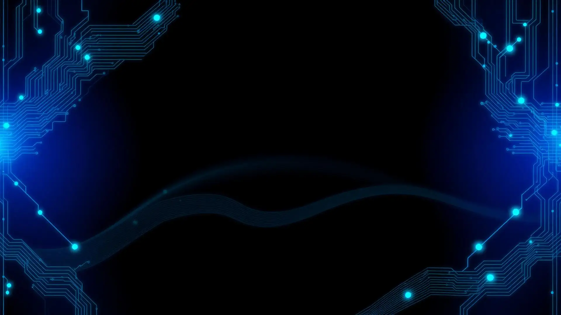 Abstract purple and cyan circuit-board background