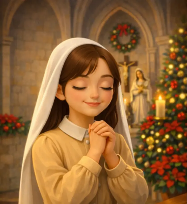 Illustration of Saint Thérèse of Lisieux, page 29 of the 2nd Edition book