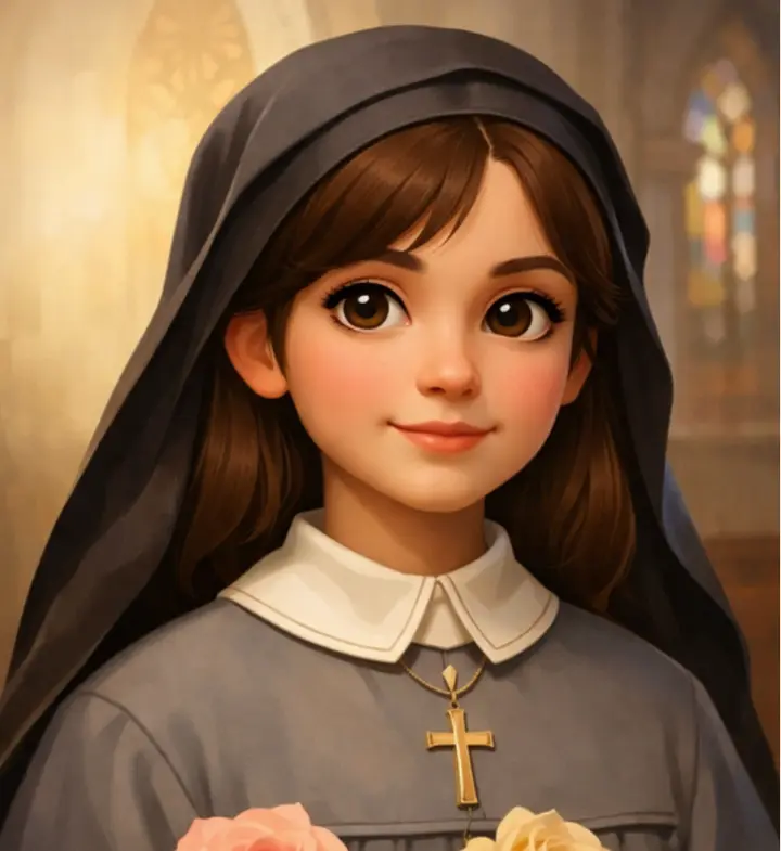 Illustration of Saint Thérèse of Lisieux, page 25 of the 2nd Edition book
