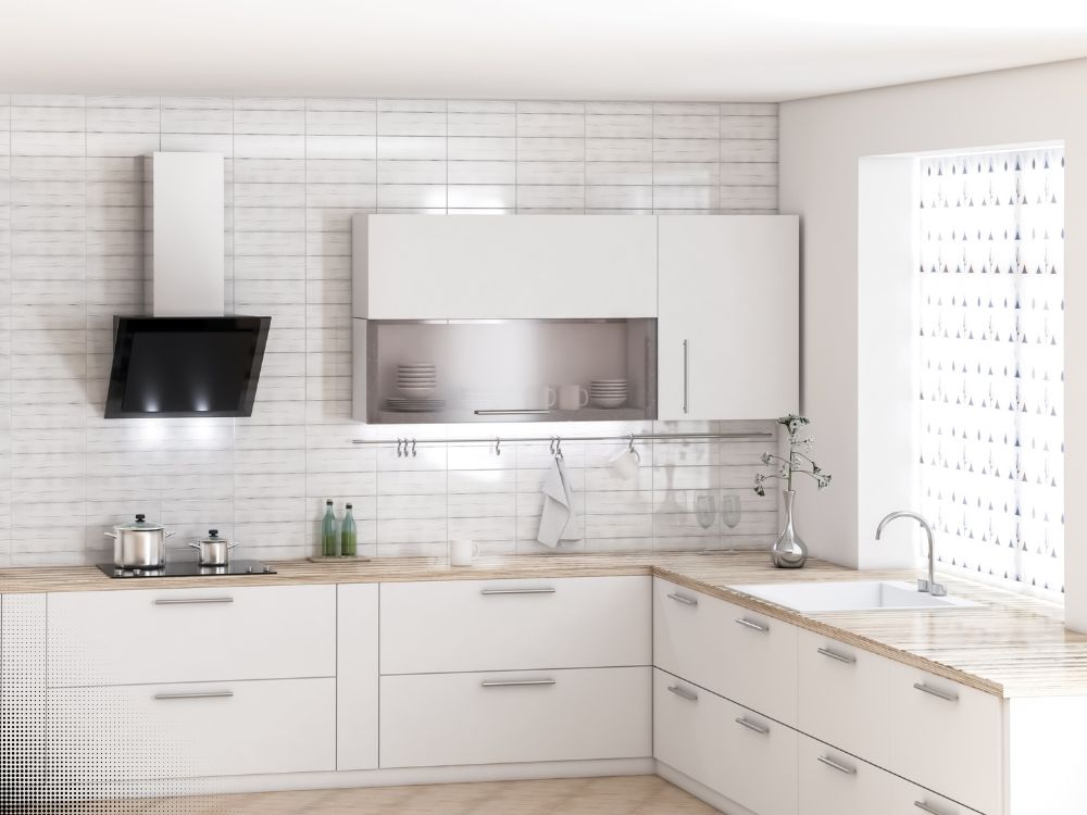 Spacious and bright kitchen featuring white cabinetry and modern appliances, ideal for home buyers in Fort Worth TX seeking expert home inspections by Buffalo Property Inspections