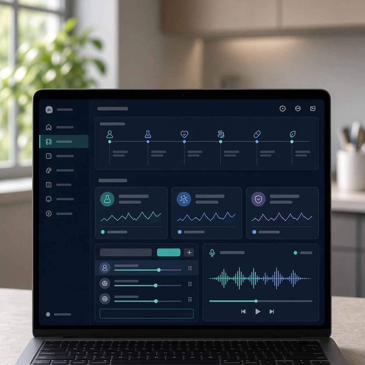VoiceProtocol clinical intelligence dashboard