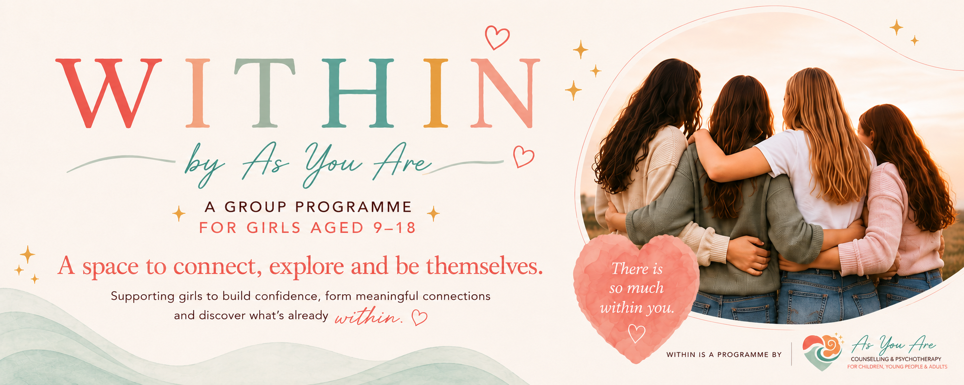 WITHIN by As You Are — a group programme for girls aged 9–18
