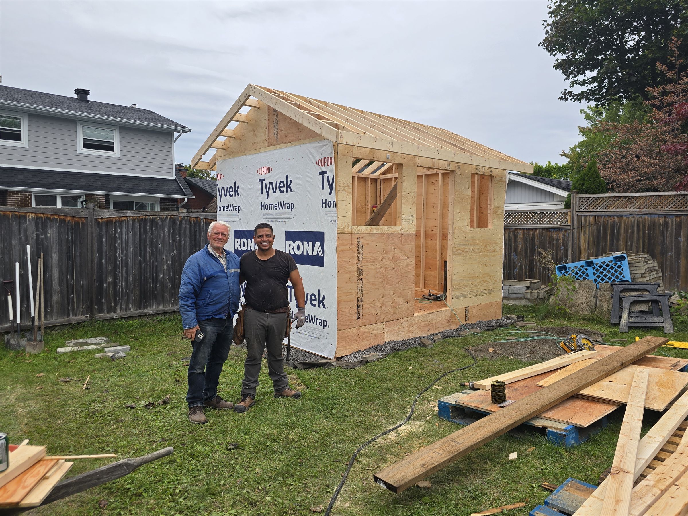 Golden Carpentry contractor and satisfied client, Experimental Farm area, Ottawa