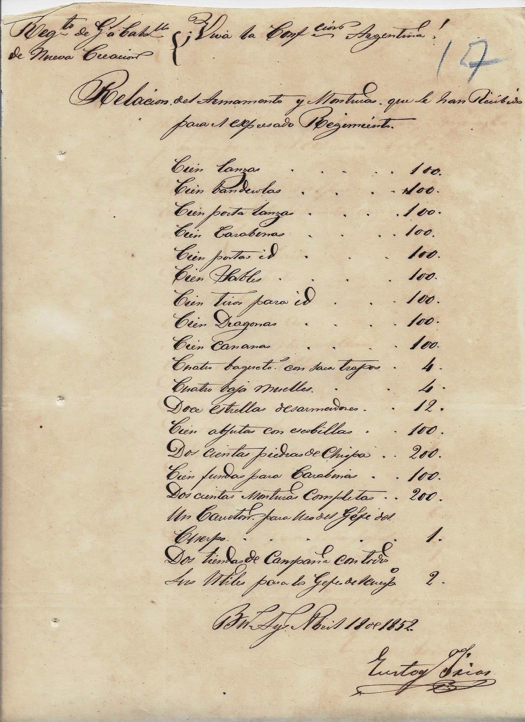 DOCUMENTOS GRANADEROS DE NUEVA CREACIÓN DOCUMENTOS GRANADEROS DE NUEVA CREACIÓN