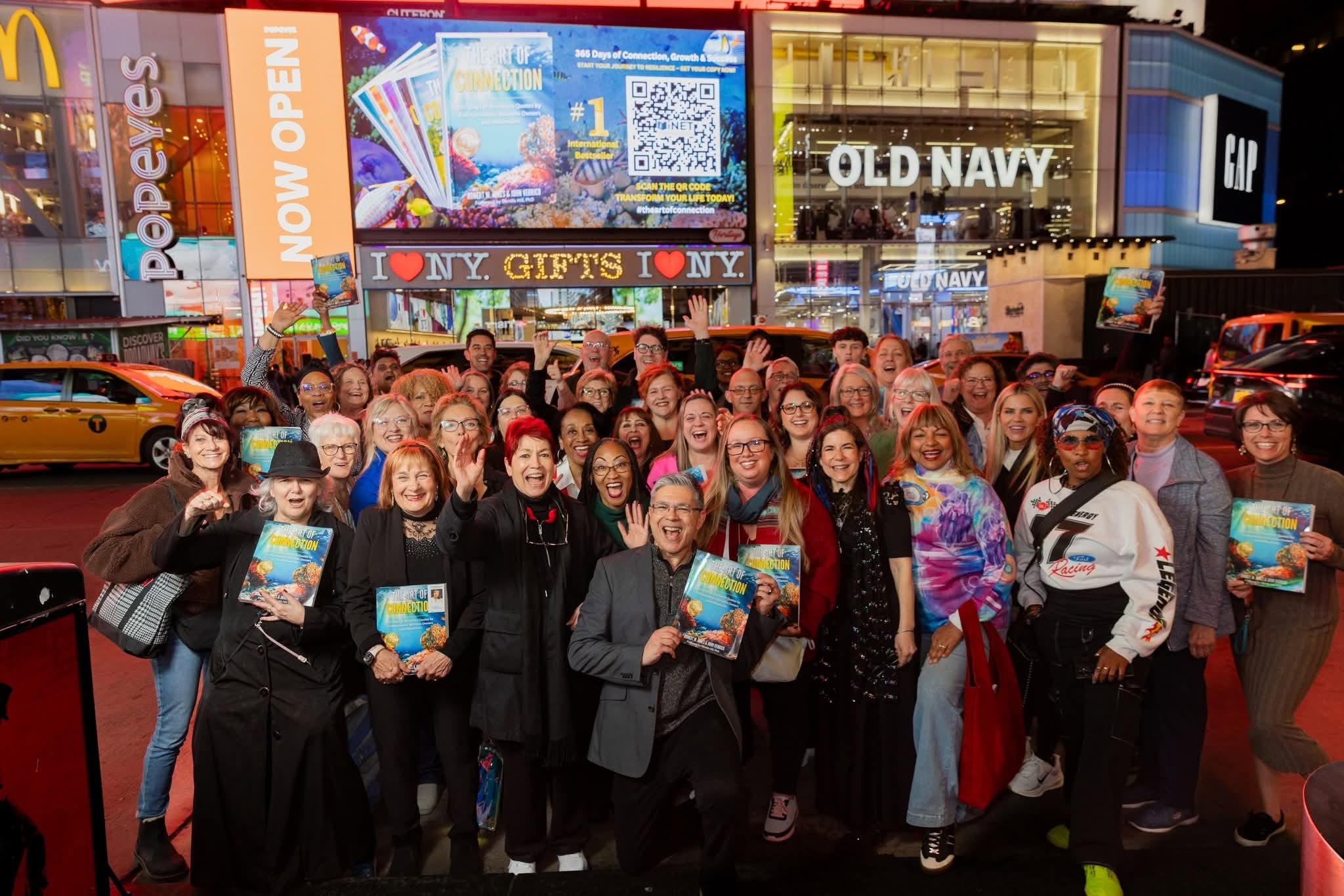 Business professionals attending a New York City event.