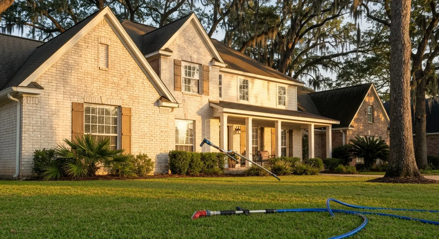 Exterior house washing in Prairieville