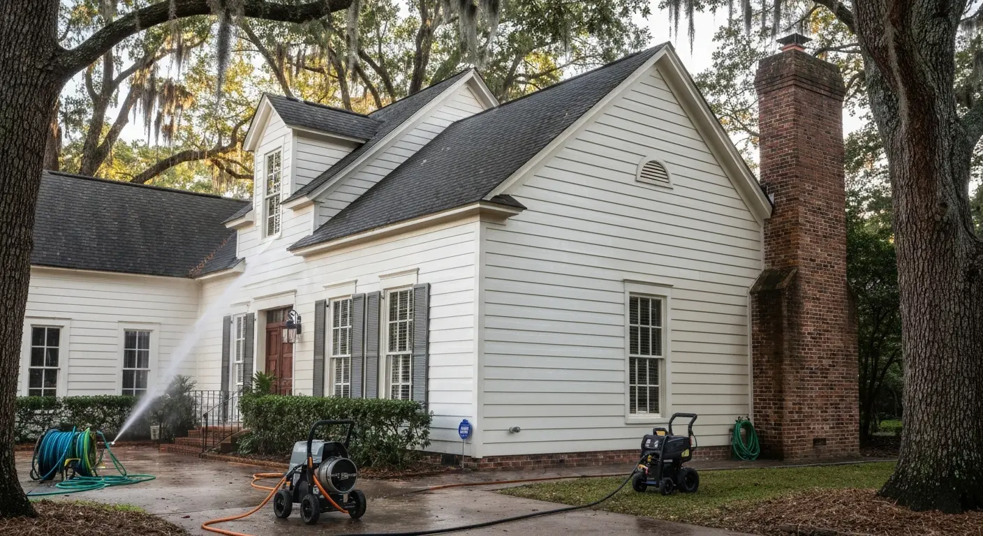 House exterior washing