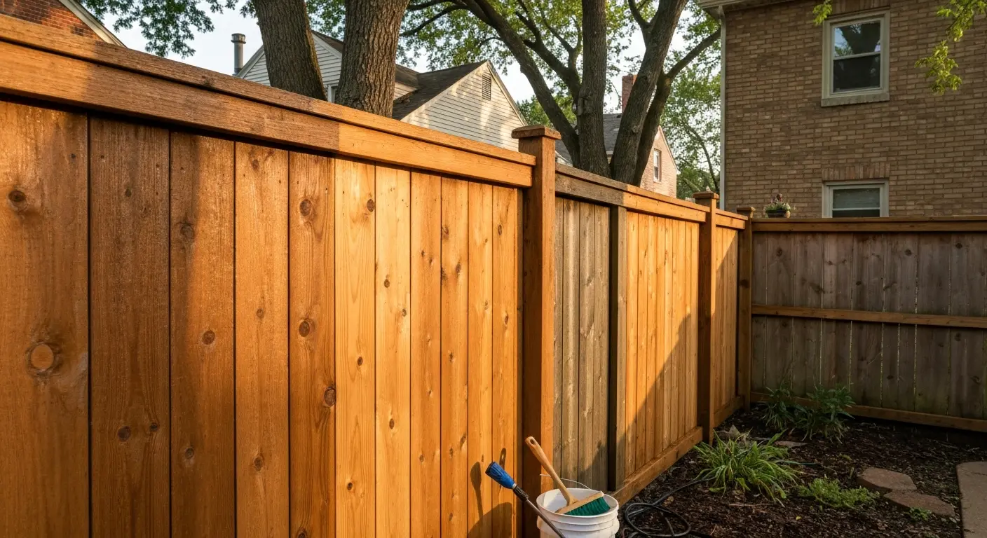 Fence cleaning service