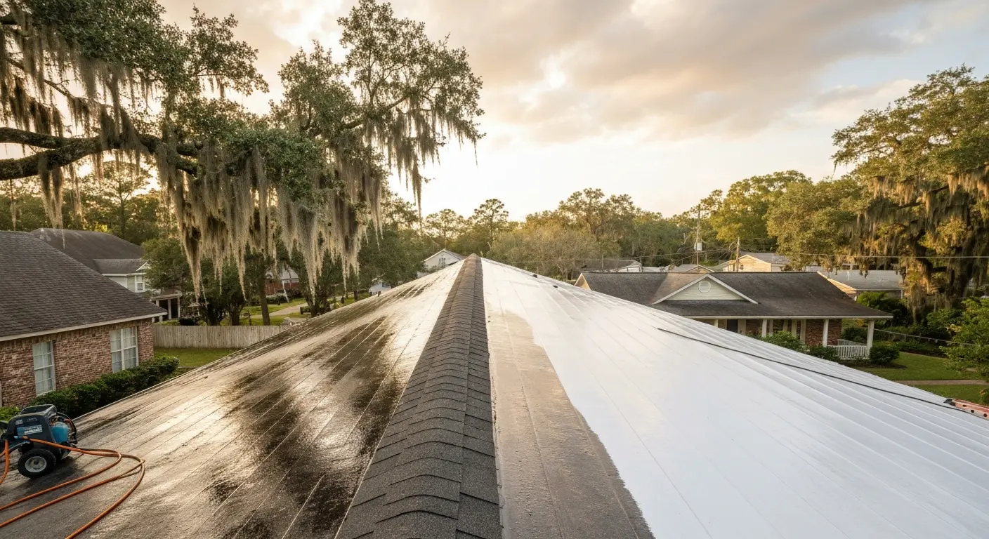 Roof cleaning Satsuma LA