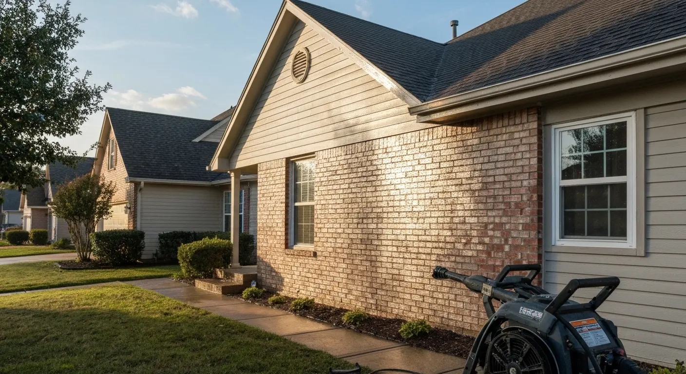 Pressure washing service