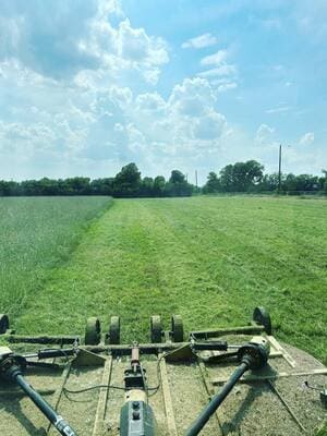 Large acreage mowing in North Texas