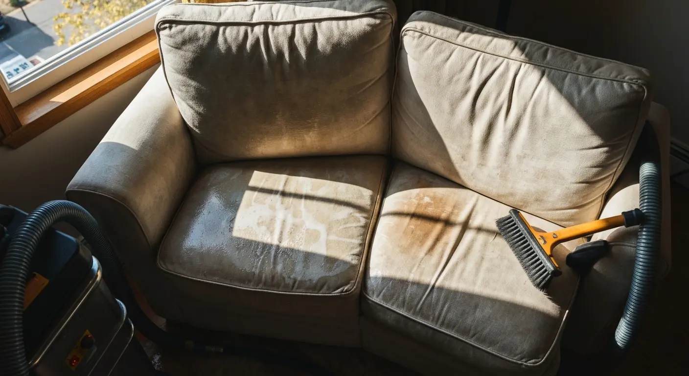 Upholstery stain removal
