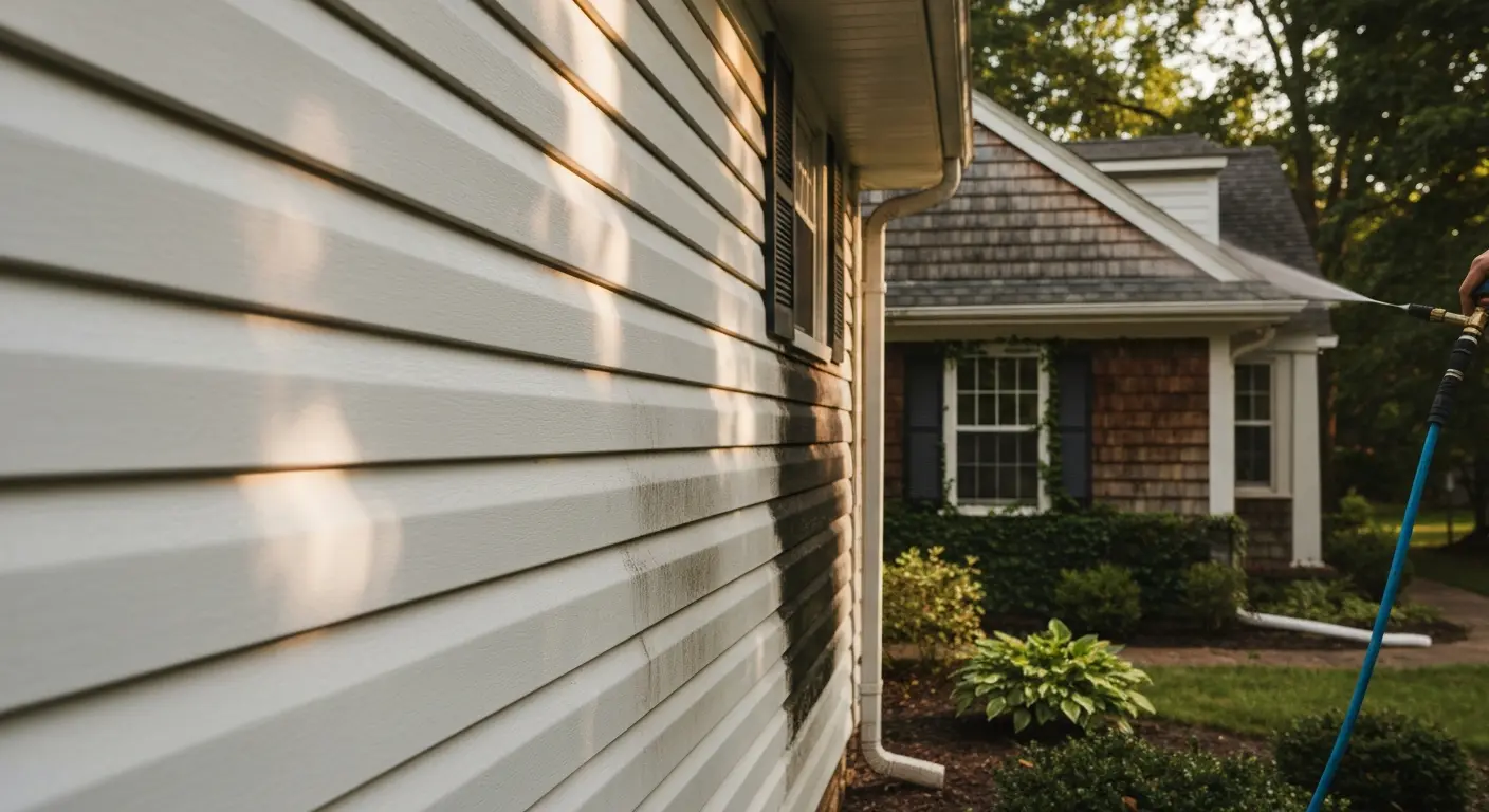 House pressure washing