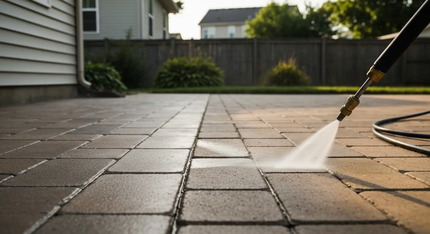 Restored pavers
