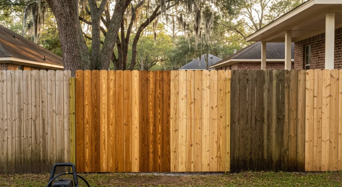 Fence cleaning service