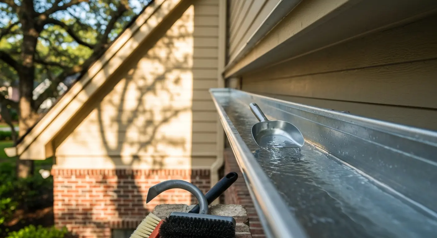 Gutter cleaning service