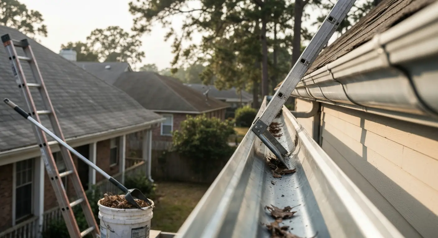 Gutter cleaning service