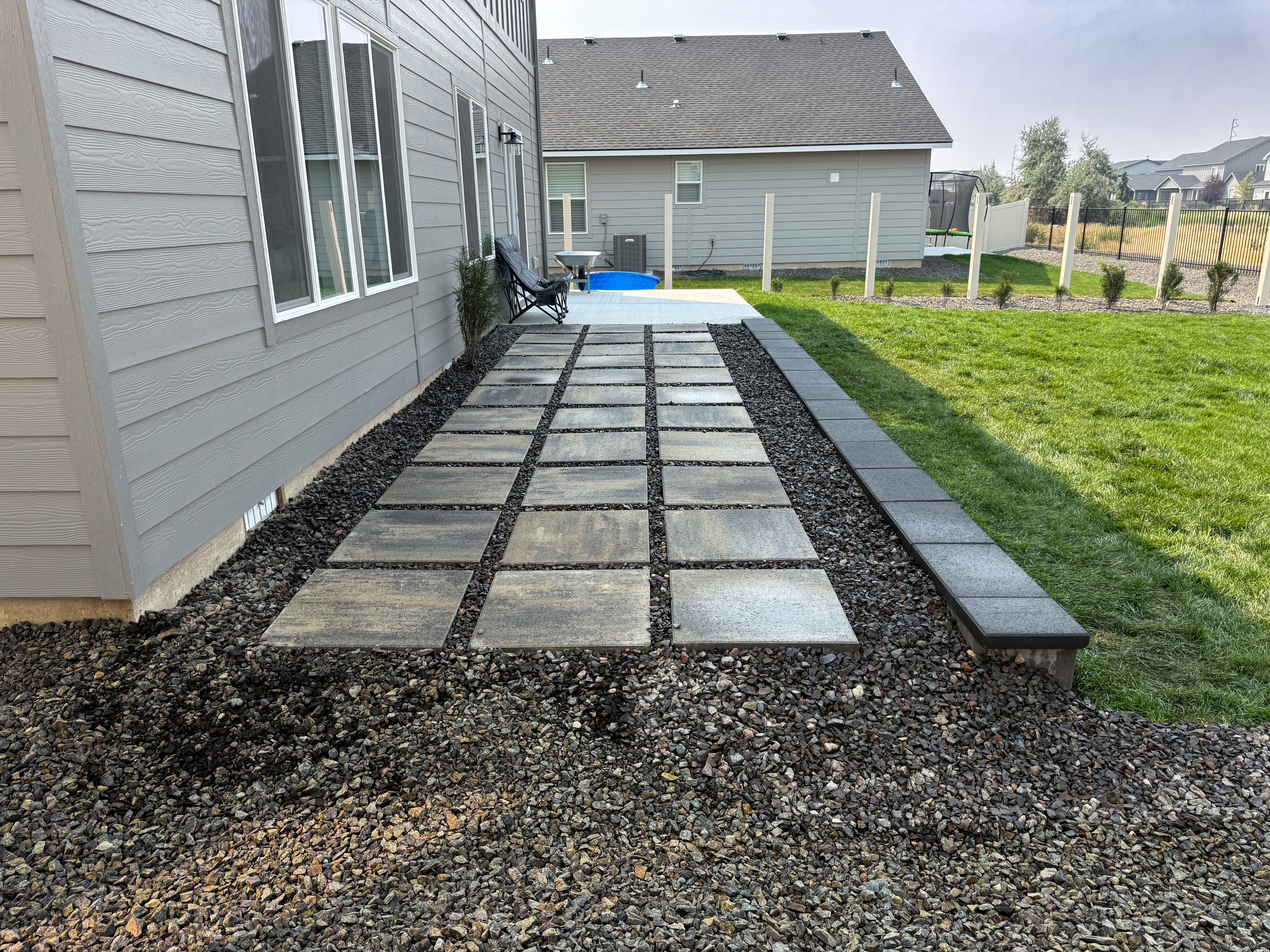 Paver Walkways & Patio Areas