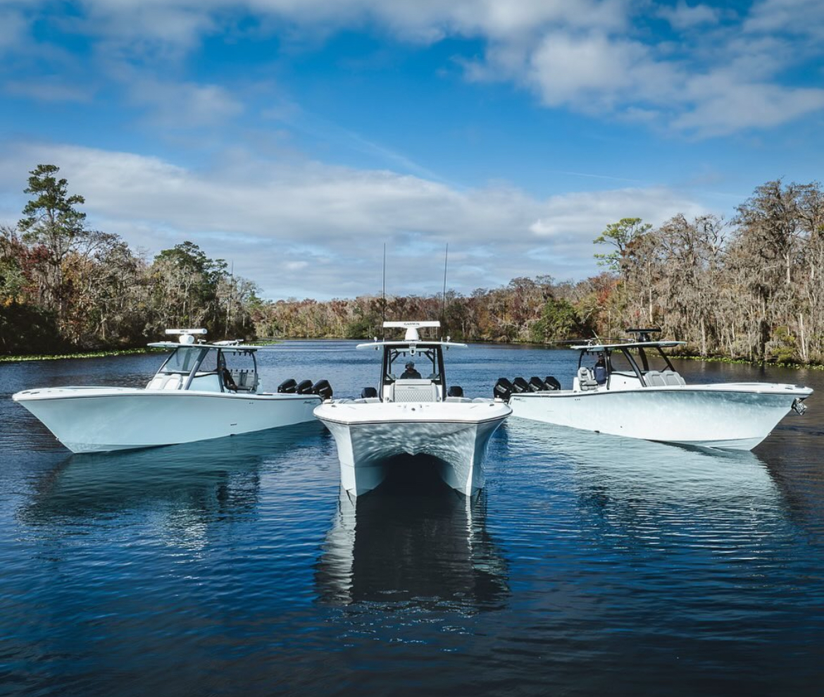 Front Runner center consoles and catamaran