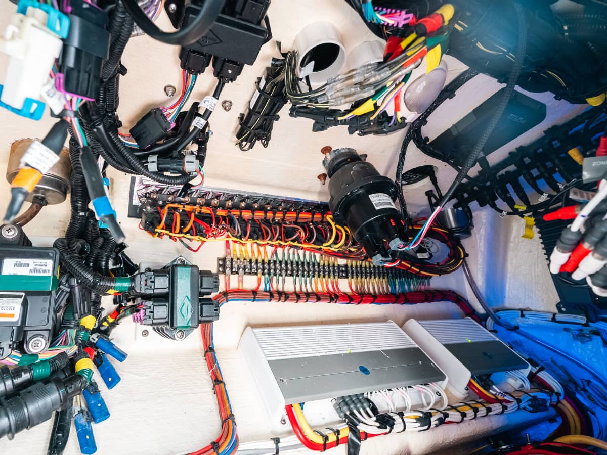 Electrical systems on a boat