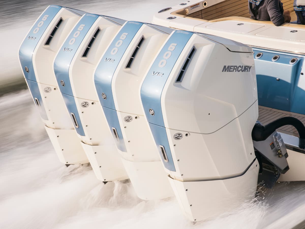 Mercury quad 600hp outboards