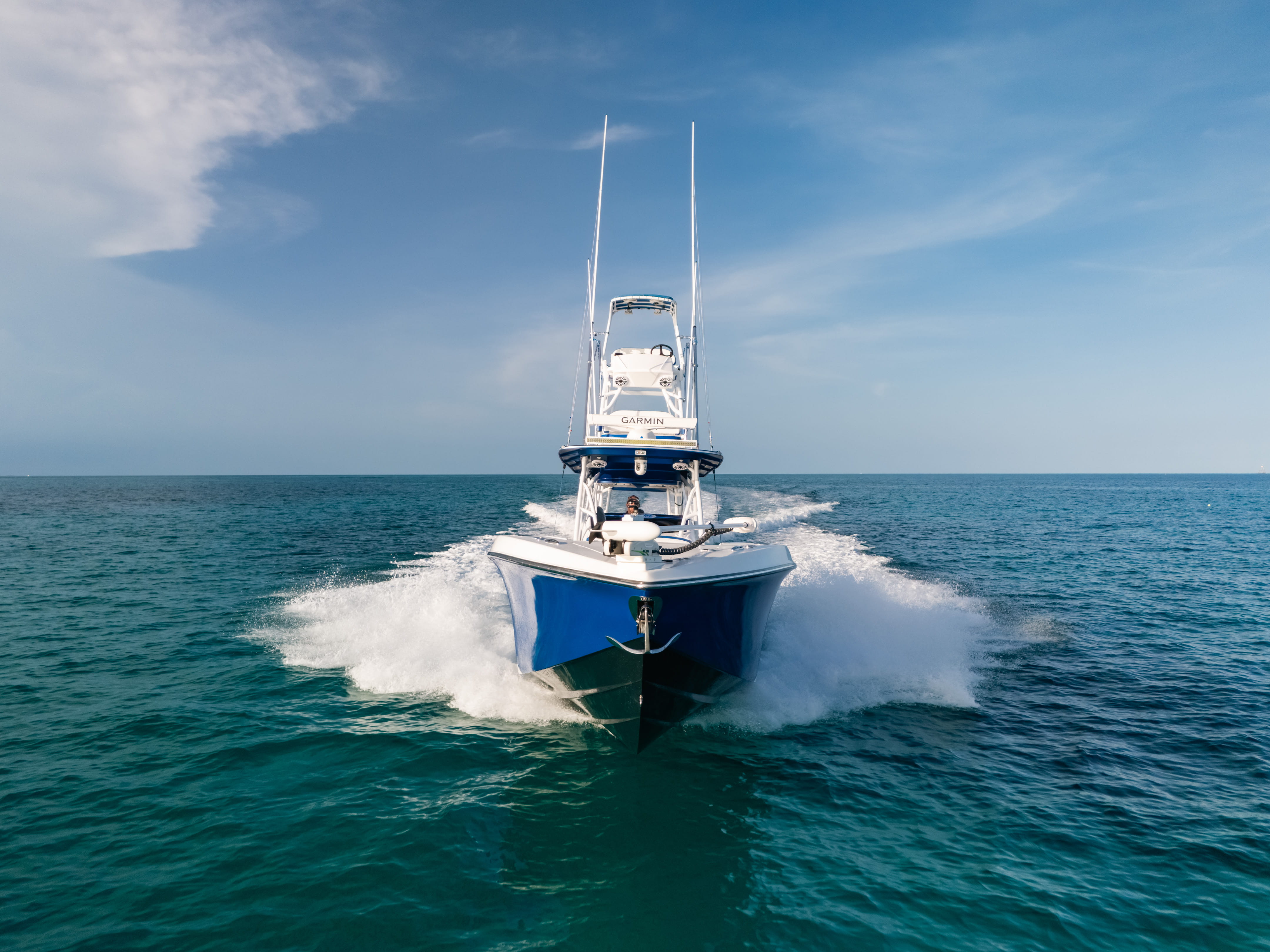 Nor-Tech 392 Super Fish heading offshore 
