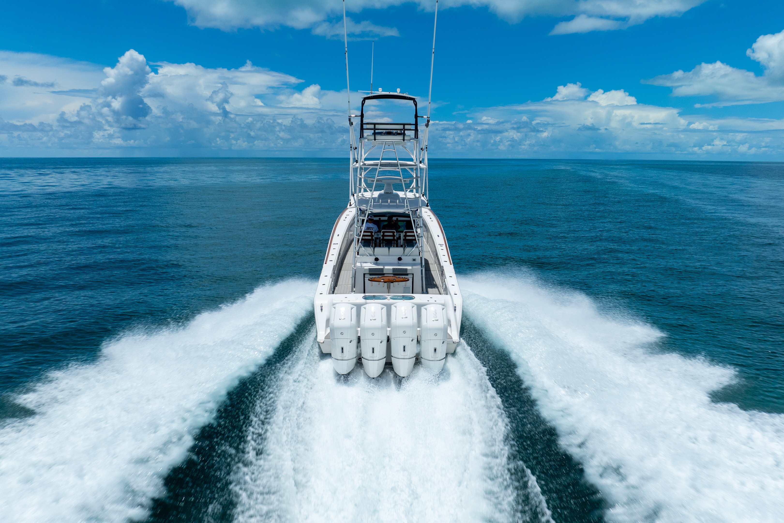 The Reel Authority - a 47 Front Runner CC with quad Mercury 600hp outboards 