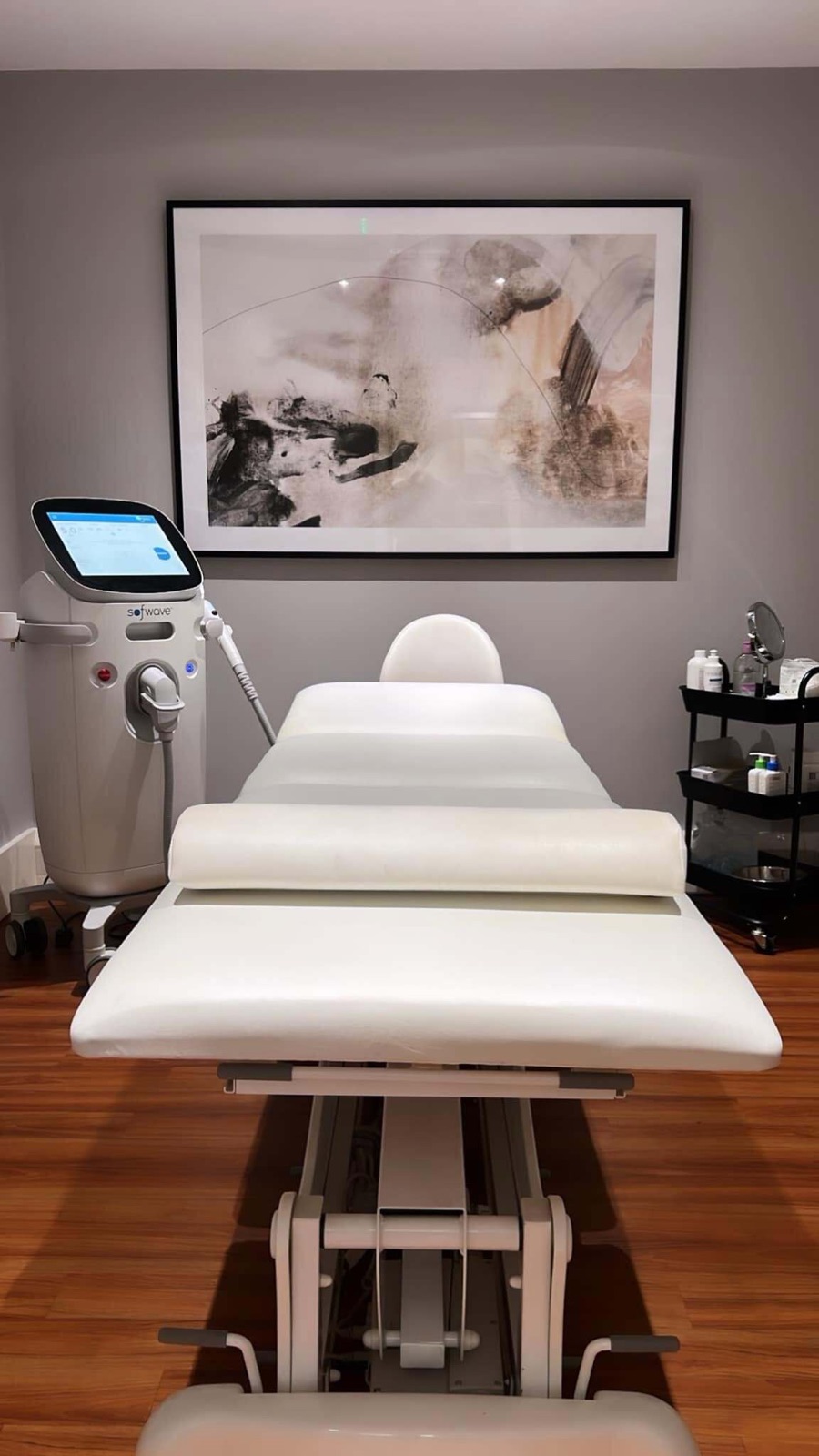 A treatment room at Alevere Clinics Stockton