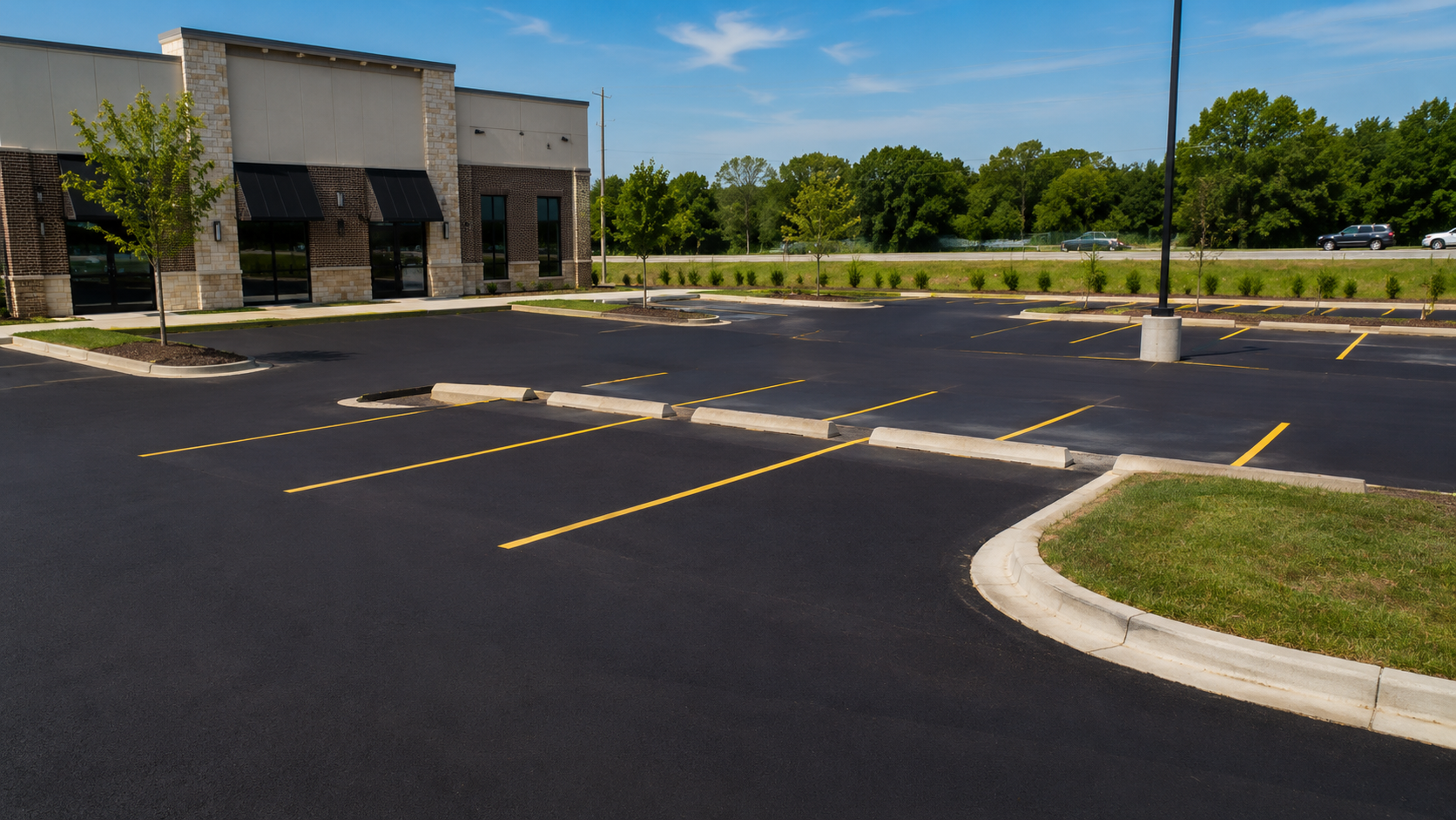 Parking Lot Installation in Houston, TX