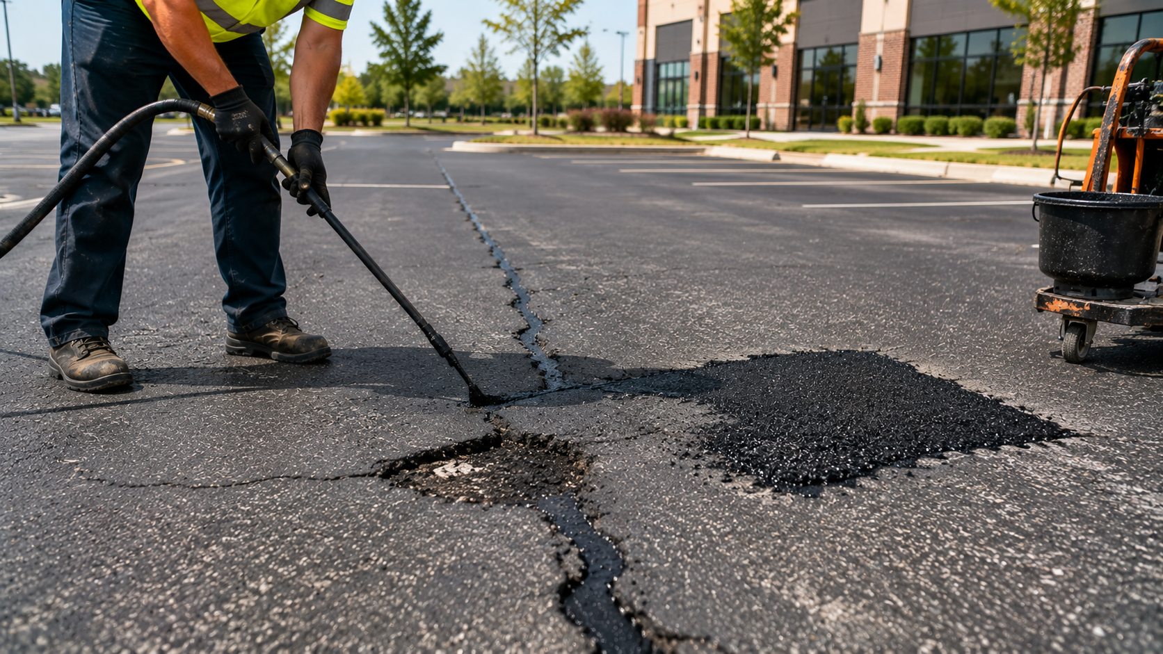 Crack Sealing & Pothole Repair in Houston, TX