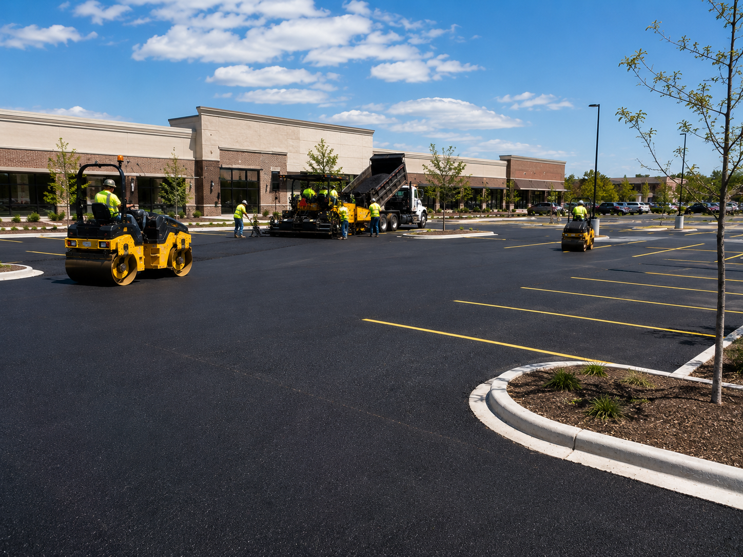 Sugar Land, TX Parking Lot Installation