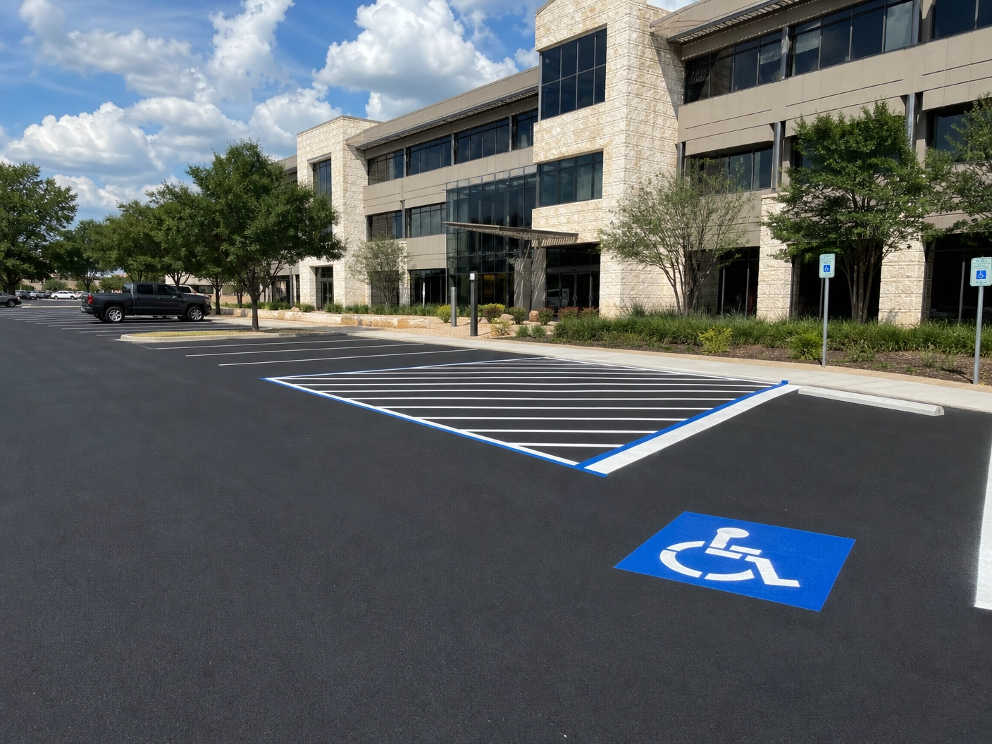  Parking Lot Installation
