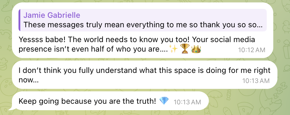 Client message
