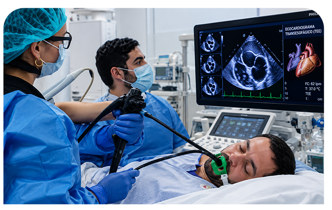 Ecocardiograma transesofágico