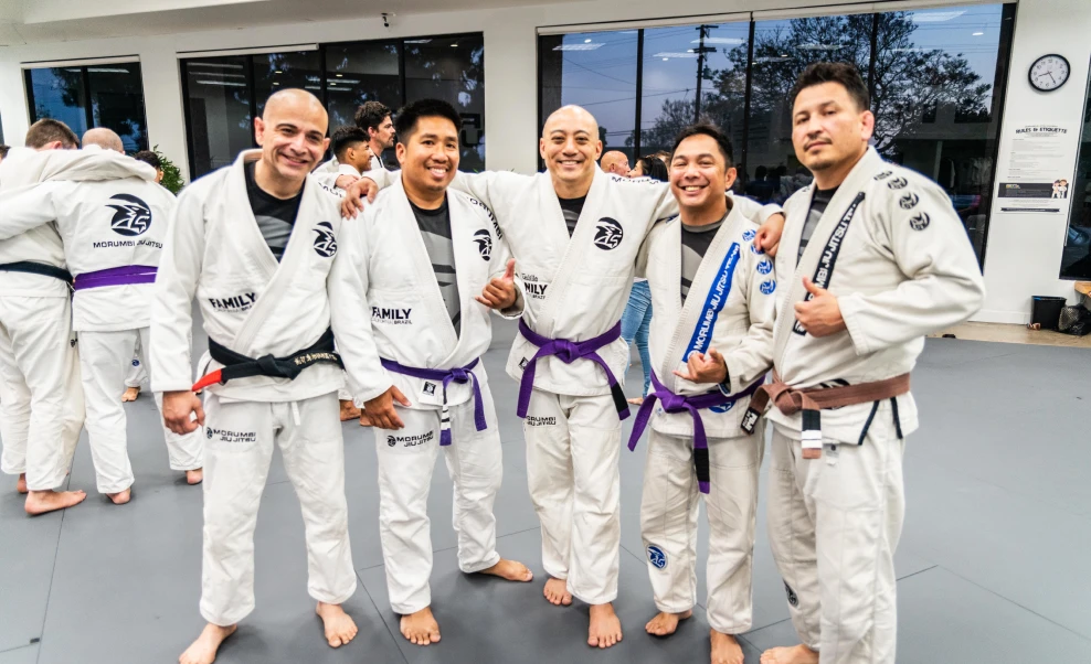 Training on the mats at Morumbi Jiu Jitsu