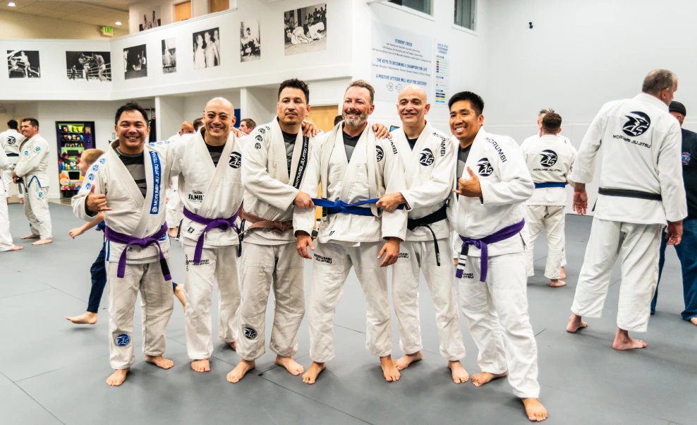 Training on the mats at Morumbi Jiu Jitsu