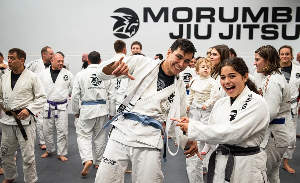Training on the mats at Morumbi Jiu Jitsu