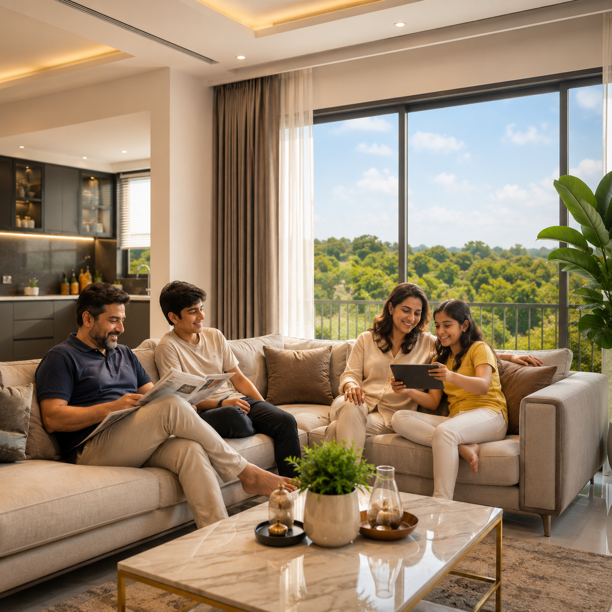 Happy Family Lifestyle at Monarc Nexus