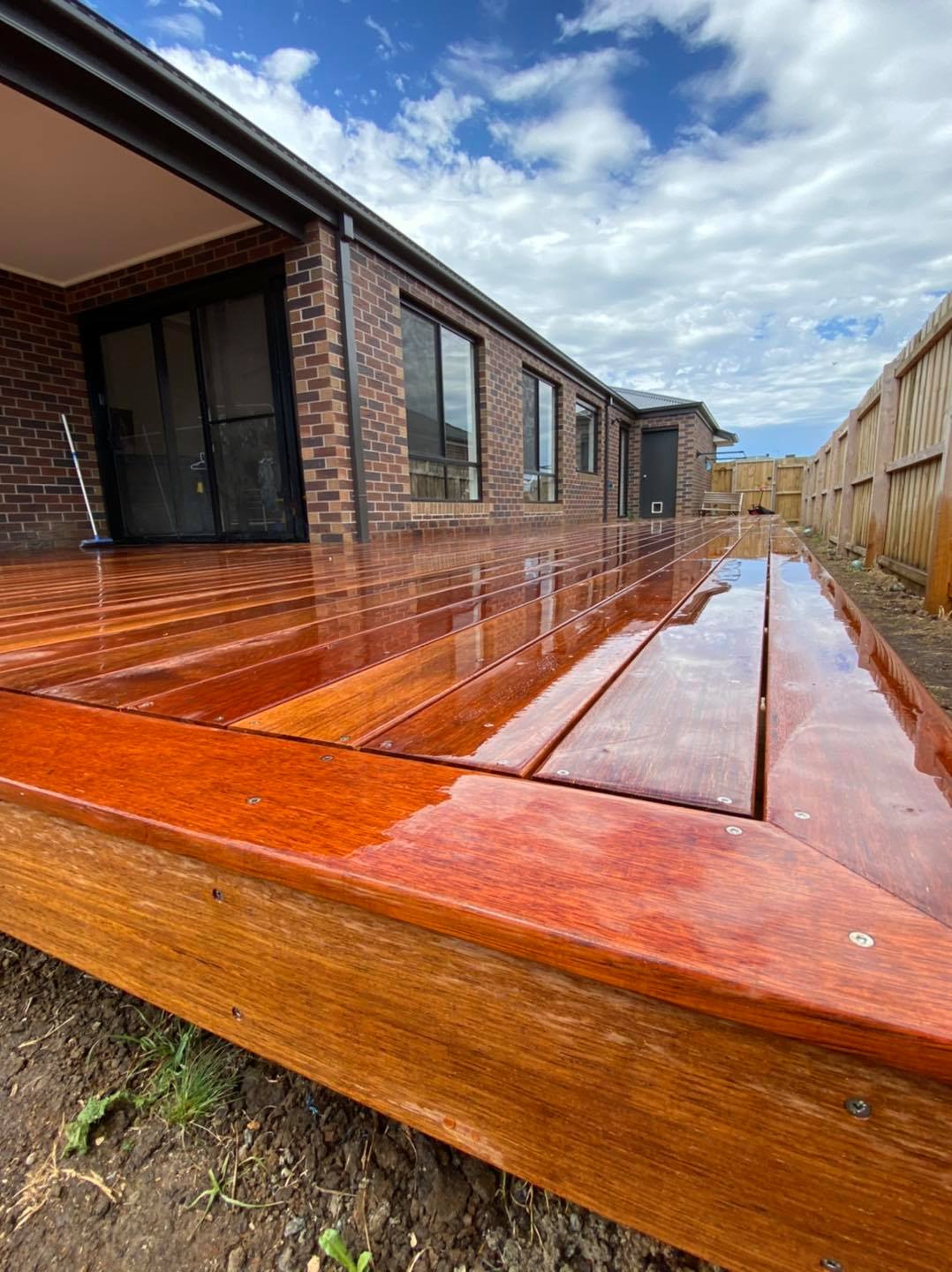 Hardwood Deck Close-Up